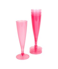 Flergangsservice champagneglas røde