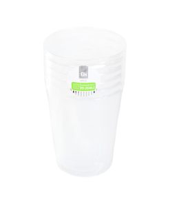 Flergangsservice vandglas gennemsigtige