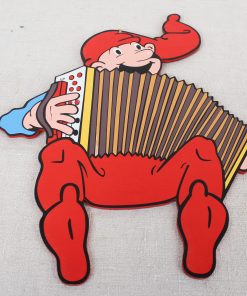 bramming nisse med harmonika til ophæng