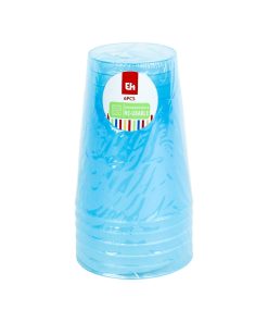 Flergangsservice vandglas blå