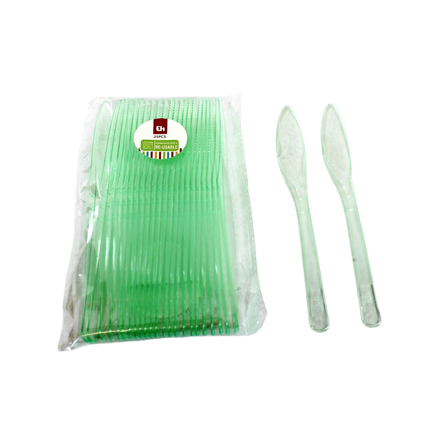 Flergangsservice knive grønne