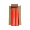 kasse med 20 styk neon orange kronelys på 27,5 centimeter