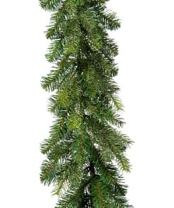 270 x 20 centimeter kunstig luksus grøn granguirlande
